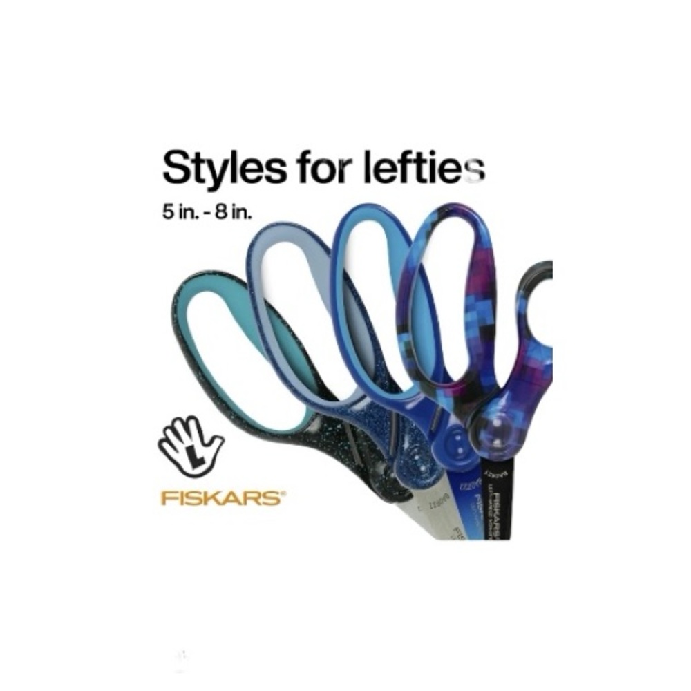 Fiskars Designer Left-Handed Scissors - Picture 4 of 9